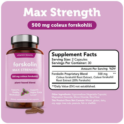 Forskolin Max Strength by Vitamin Bounty