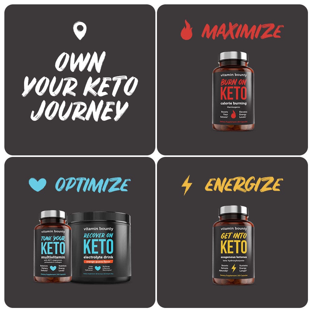 Get Into Keto - Supercharge Ketosis with Ketones by Vitamin Bounty