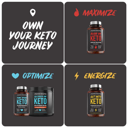 Get Into Keto - Supercharge Ketosis with Ketones by Vitamin Bounty