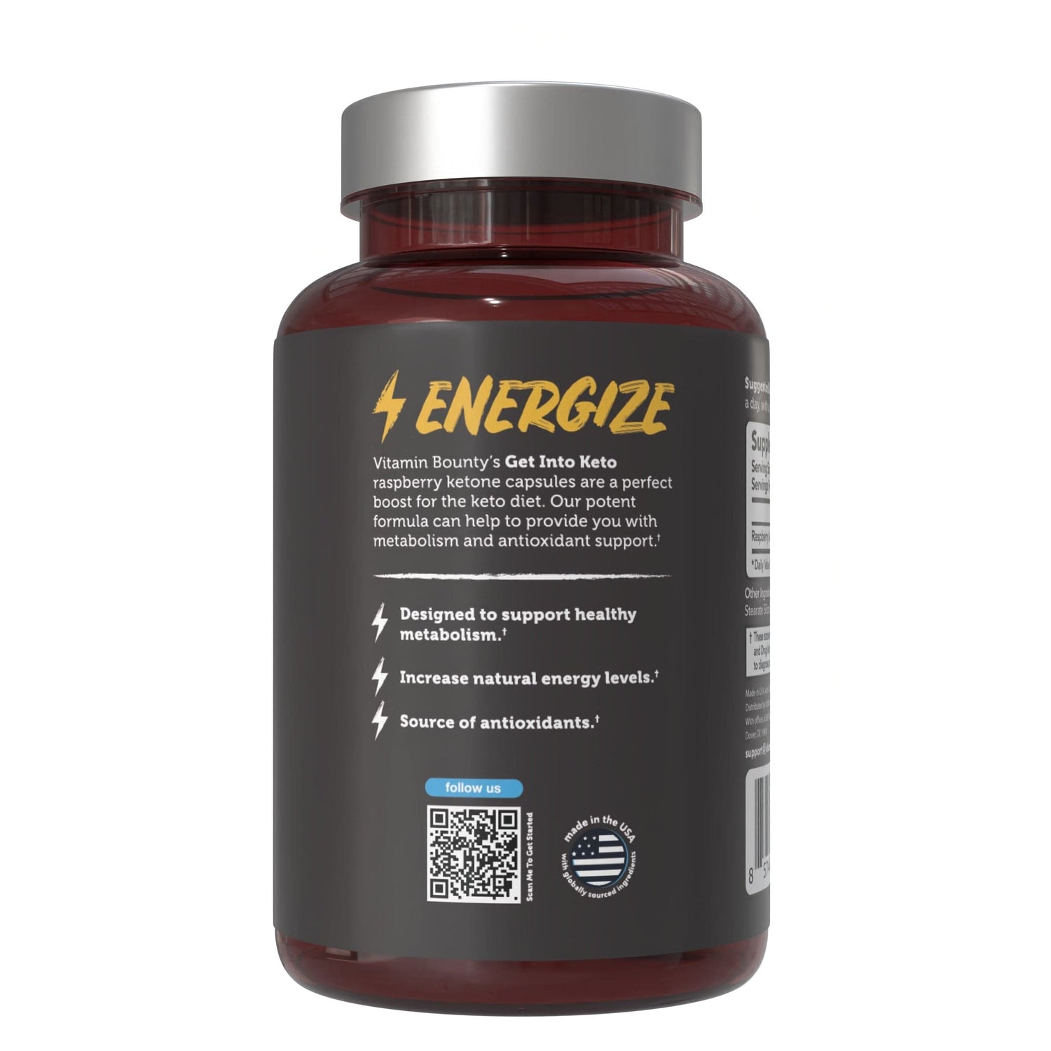 Get Into Keto - Supercharge Ketosis with Ketones by Vitamin Bounty
