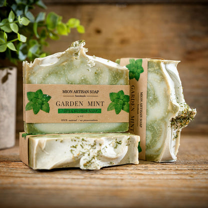 Garden Mint | Shea Butter Soap by MION Artisan Soap Co.