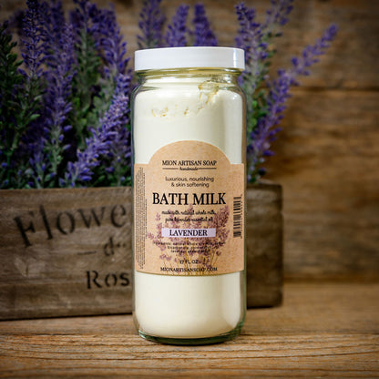 Lavender Bath Milk | Nourishing, Hydrating, Calming, Rejuvenating by MION Artisan Soap Co.