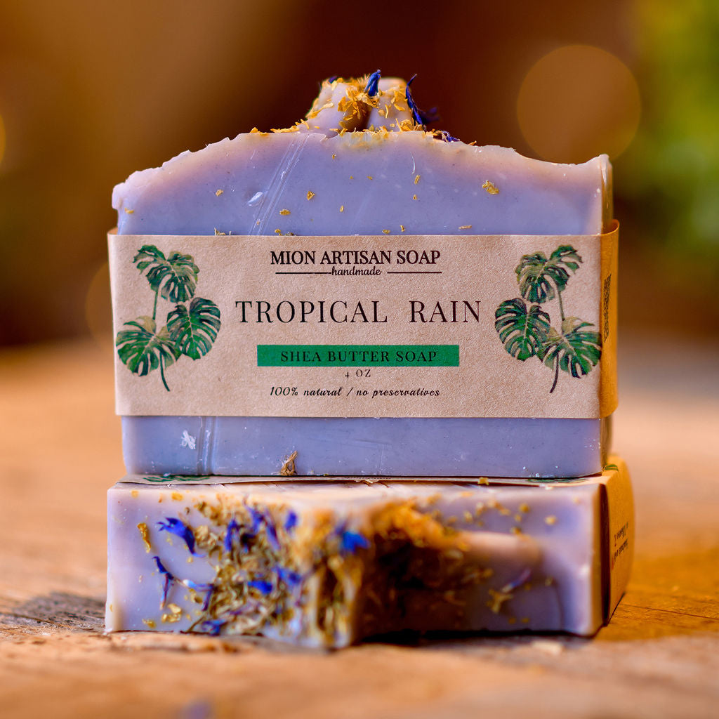 Tropical Rain | Shea Butter Soap by MION Artisan Soap Co.