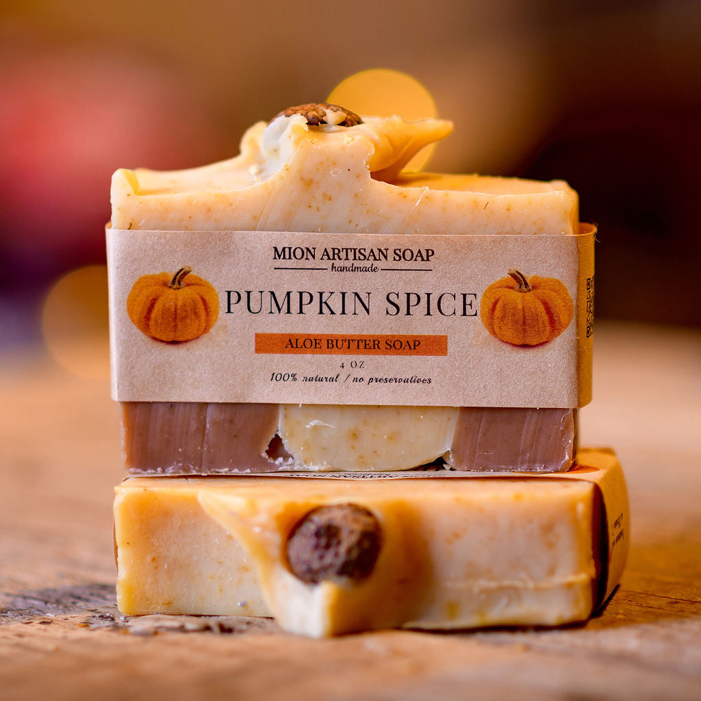 Pumpkin Spice | Aloe Butter Soap by MION Artisan Soap Co.