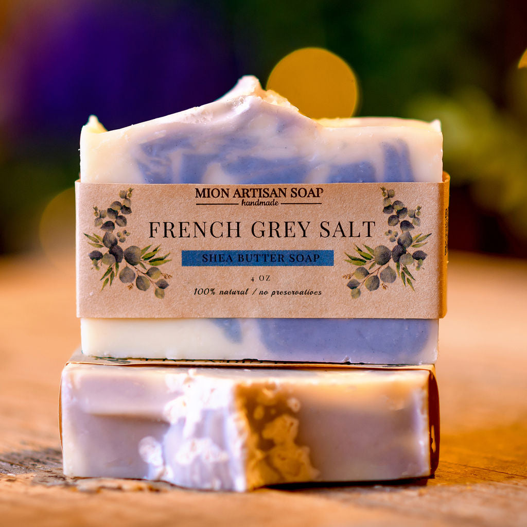 French Grey Salt | Shea Butter Soap by MION Artisan Soap Co.