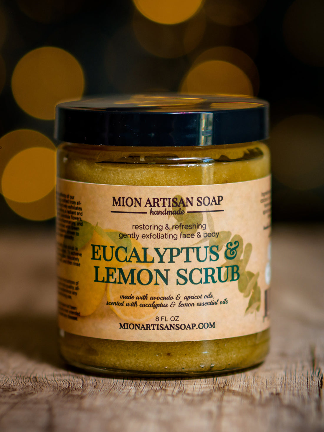 Eucalyptus and Lemon Sugar Scrub | Gentle by MION Artisan Soap Co.
