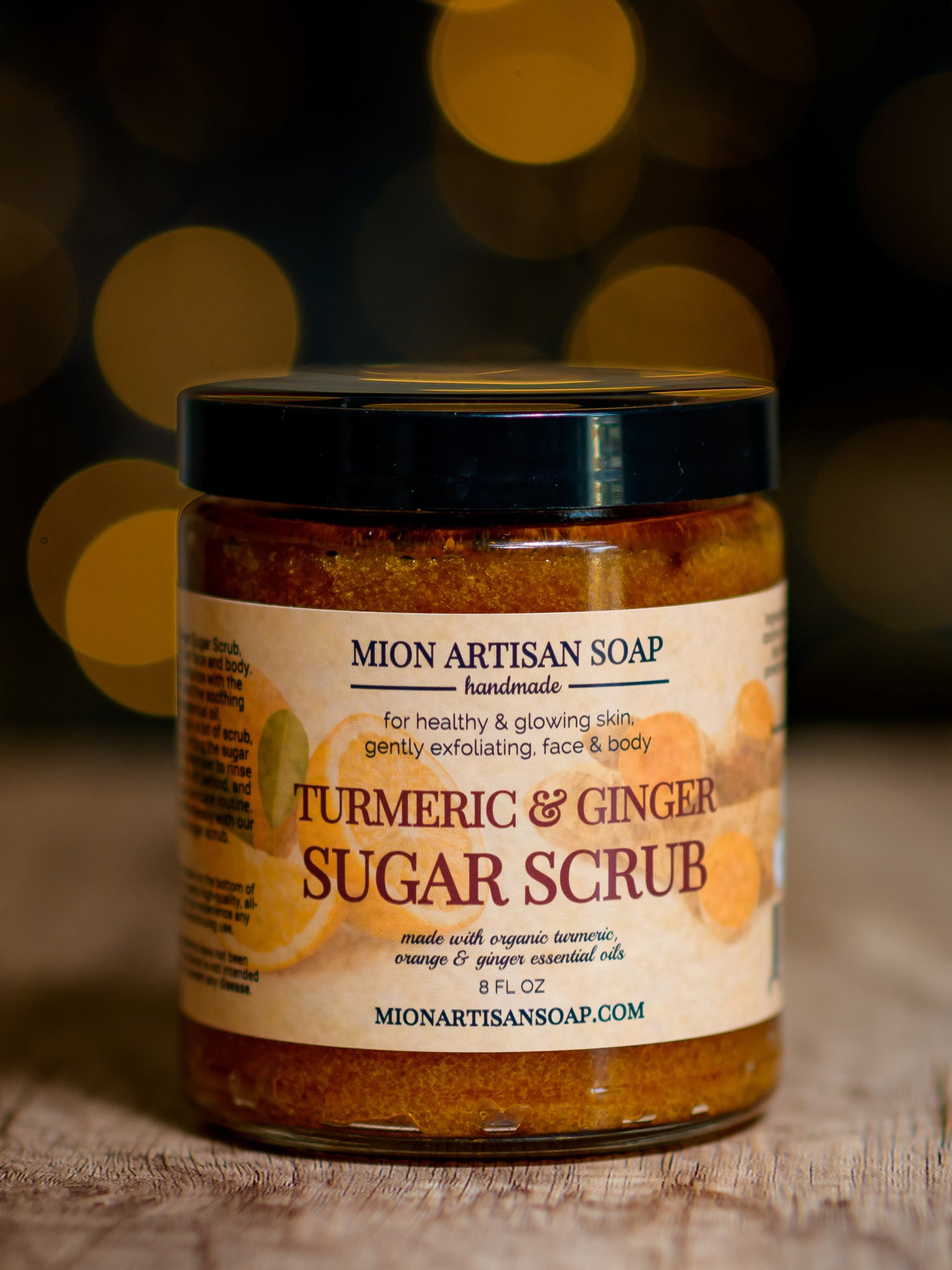 Turmeric &amp; Ginger Sugar Scrub | Gentle by MION Artisan Soap Co.