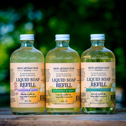 Liquid Soap Refill | Luxurious Foam for Hand &amp; Body by MION Artisan Soap Co.