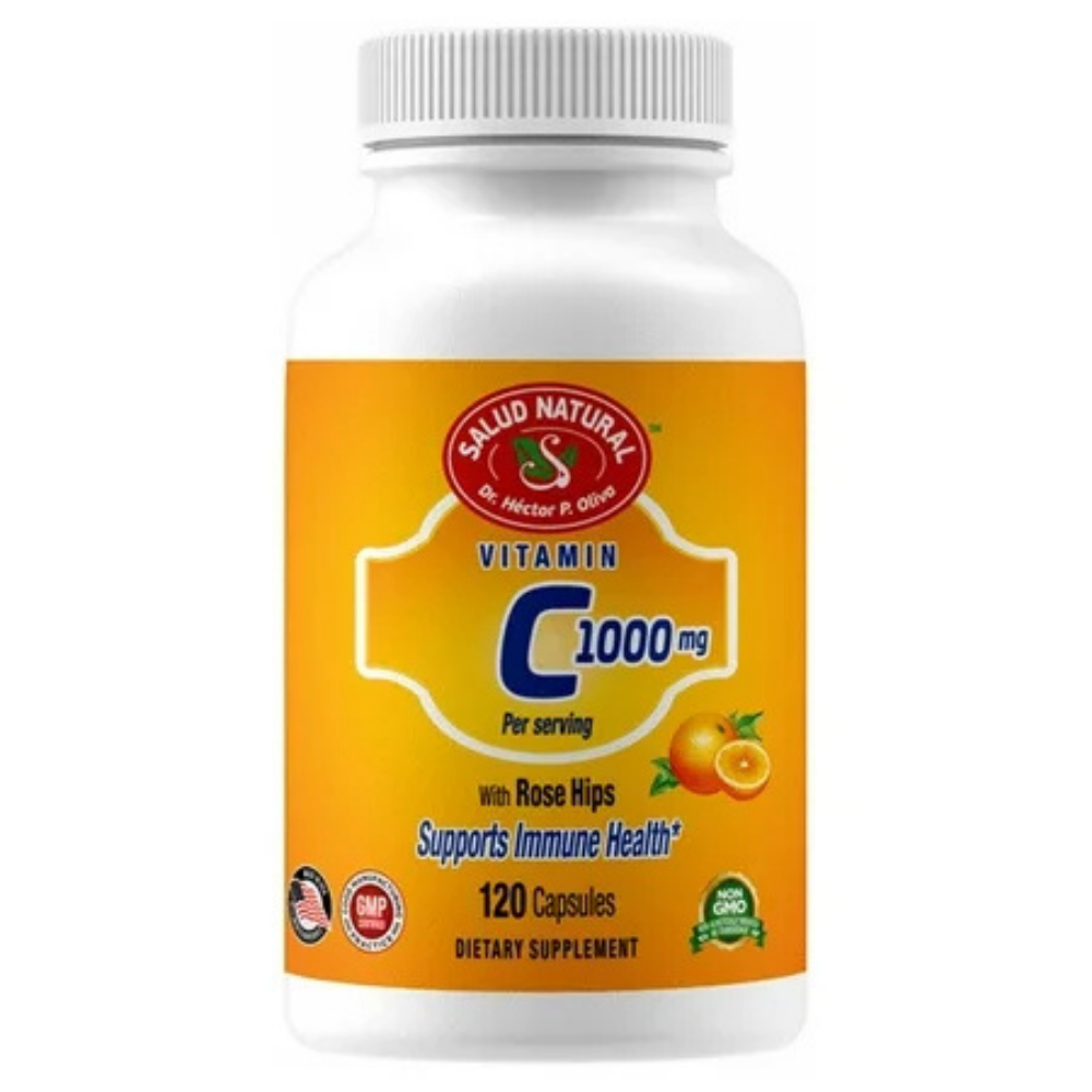 Vitamin C 1000mg Capsules (120 ct) by Farmacias Savia