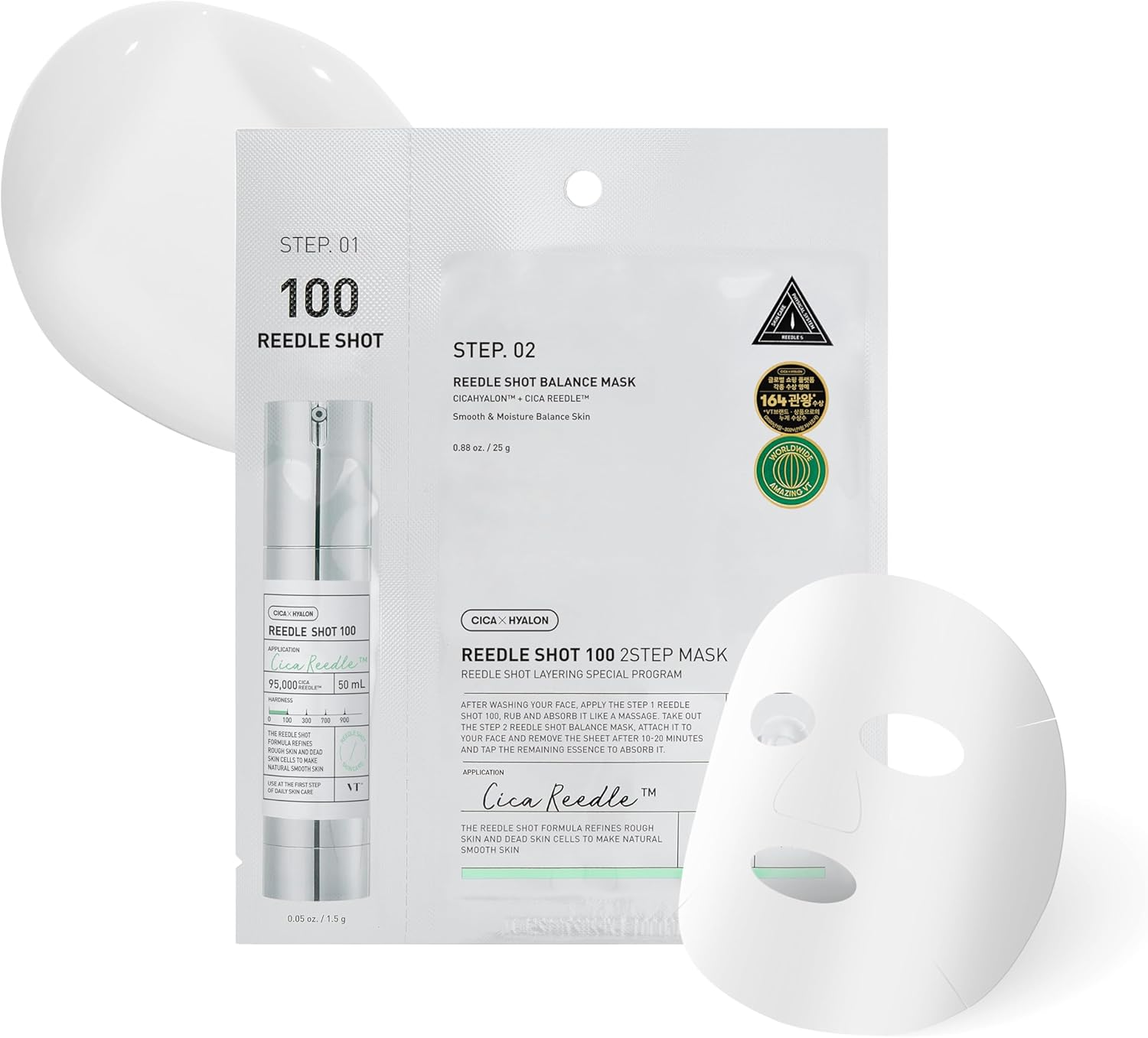 VT Reedle Shot 100 2-Step Mask by AsiaBeautyMall