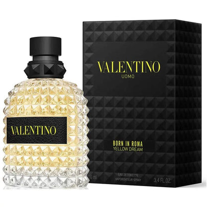 Valentino Uomo Born in Roma Yellow Dream For Men EDT 3.4oz Spray by perfumesandrea