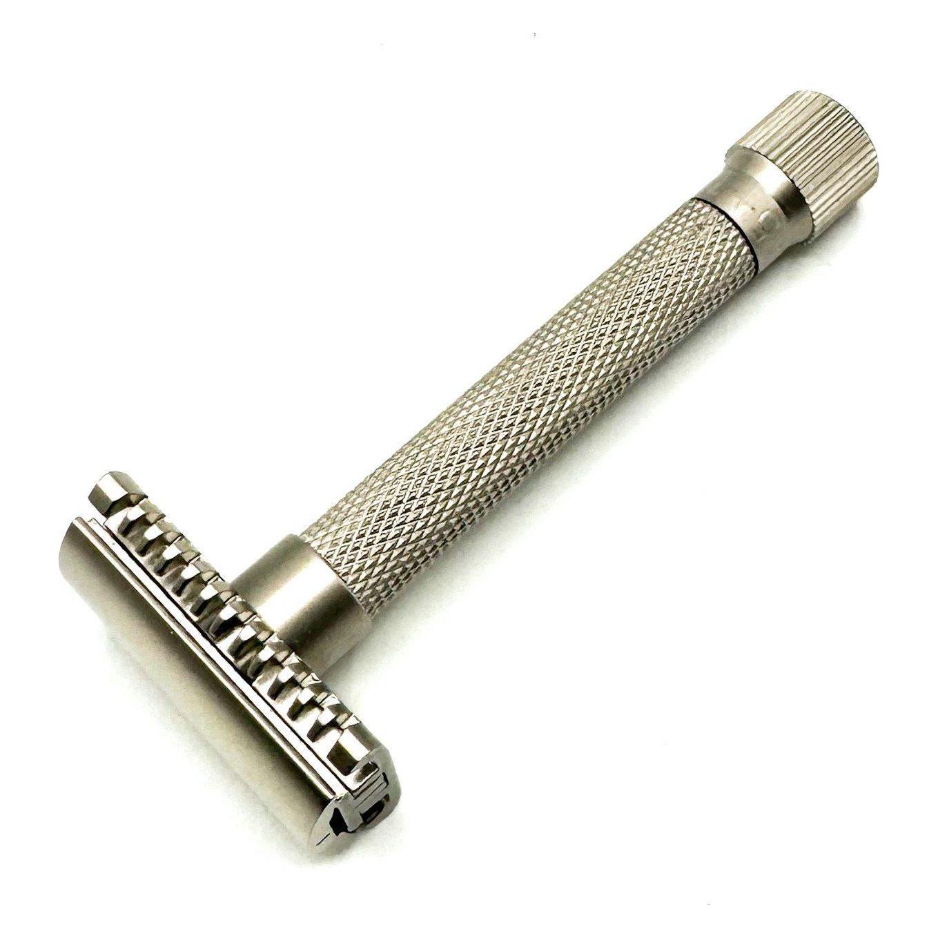 Parker Variant Adjustable Open Comb Safety Razor - Satin Chrome [VAR SC OC] by Pasteur Pharmacy