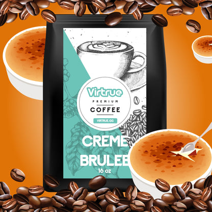 Creme Brulee Flavored Coffee – 16oz | Virtrue Premium by Virtrue