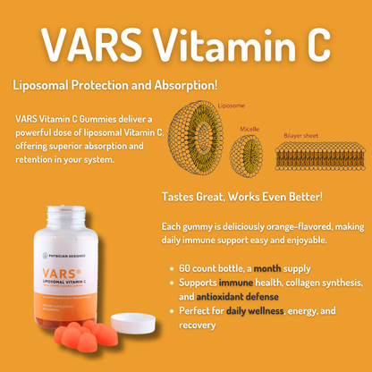 VARS Liposomal Vitamin C Gummies by Physician Designed™