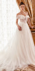 Ladivine WN307 Layered Tulle A-Line Bridal Gown With Corset Bodice by DiscountDressShop