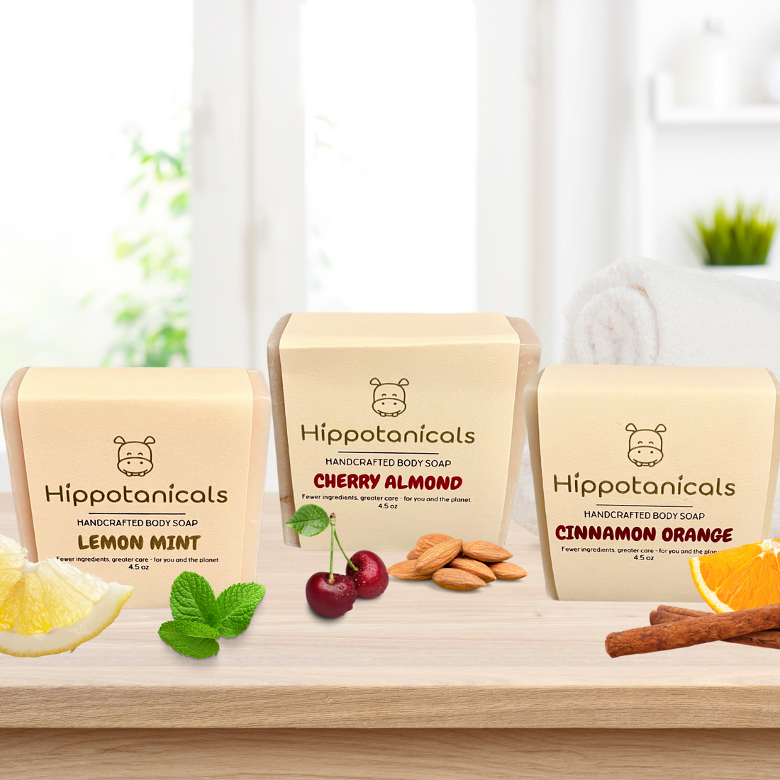 Value Soap Bundles by Hippotanicals