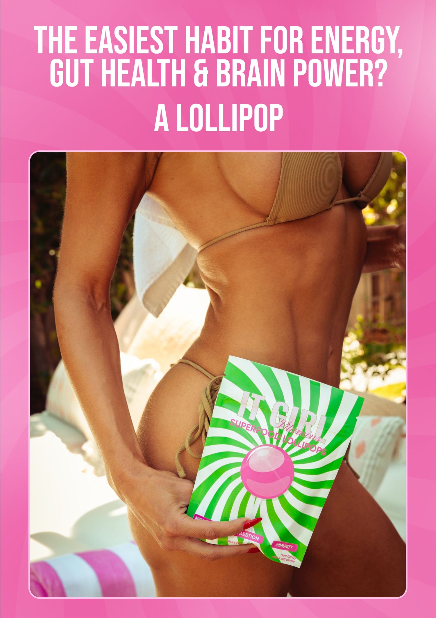 It Girl Superfood Greens Lollipops - Vegan Candy with Supergreens, Vitamins &amp; Antioxidants by It Girl Vitamins