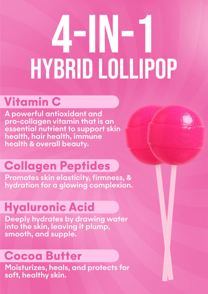It Girl Beauty Lollipops - Collagen Peptides &amp; Vitamin C Healthy Candy for Skin, Hair, Nails by It Girl Vitamins
