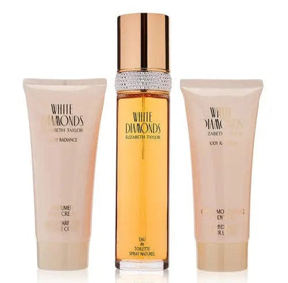 White Diamonds By Elizabeth Taylor For Women (4Pc Gift Set) by perfumesandrea