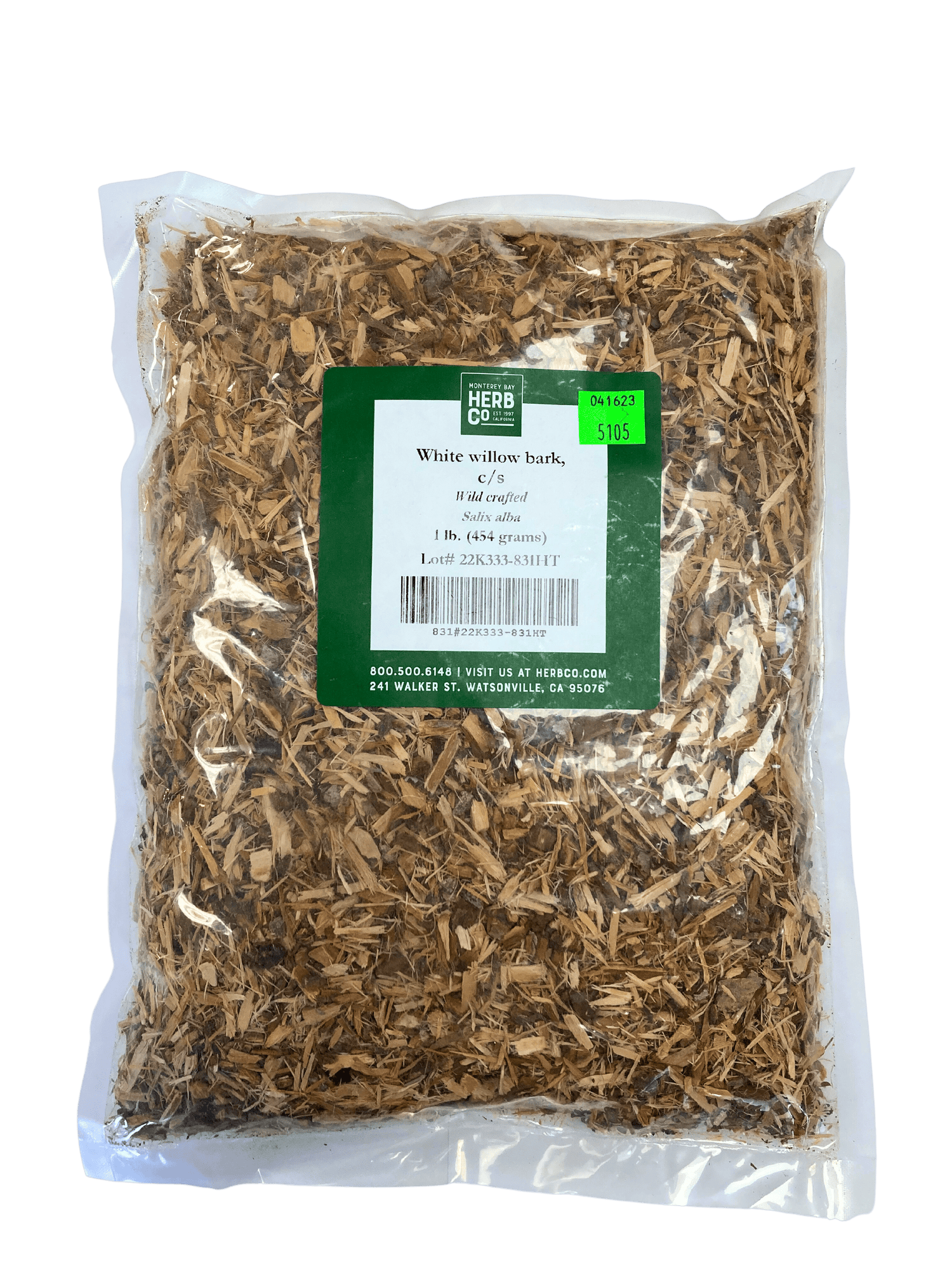 White Willow Bark, Cut, Sifted by Country Life Natural Foods