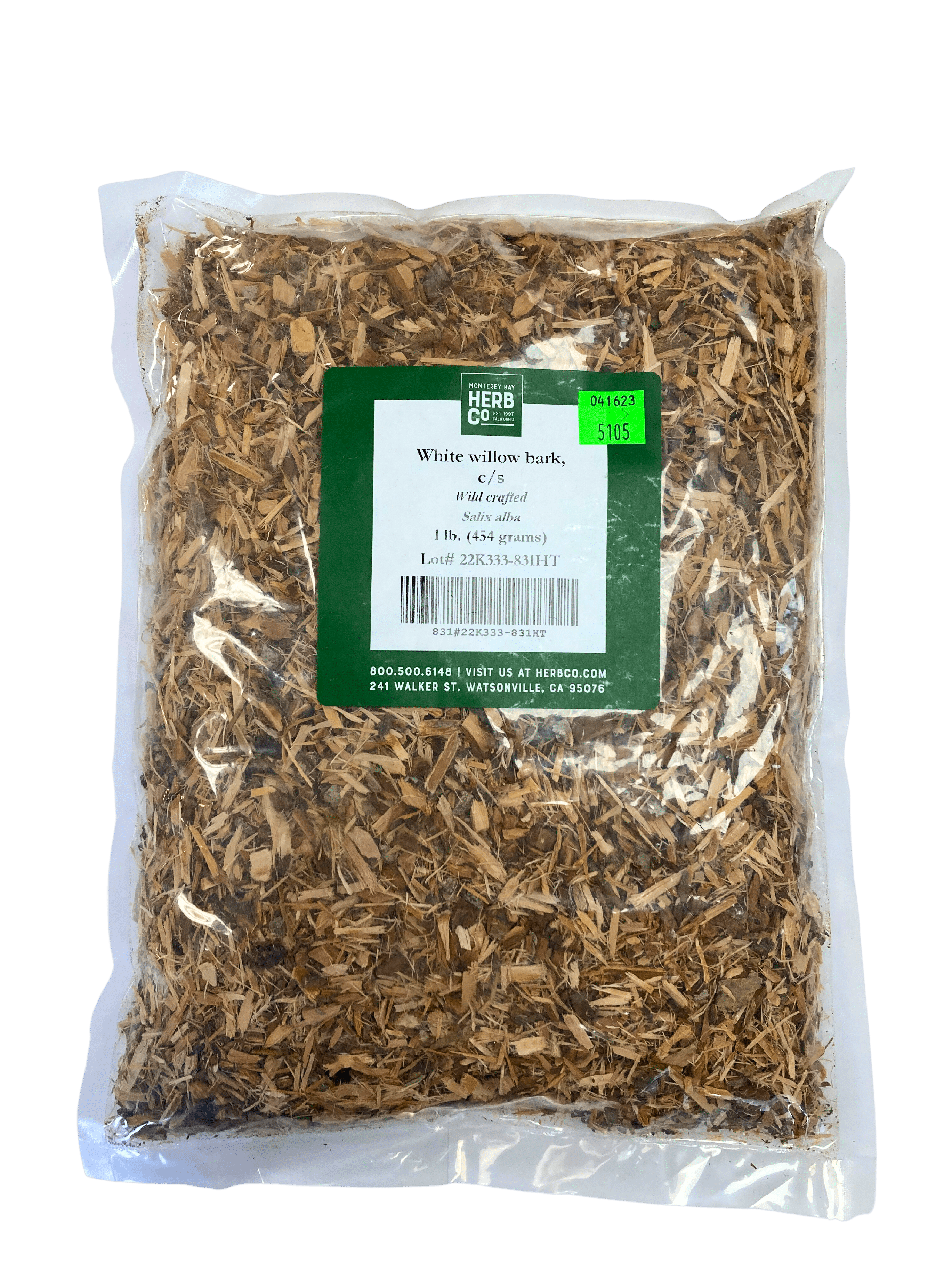White Willow Bark, Cut, Sifted by Country Life Natural Foods