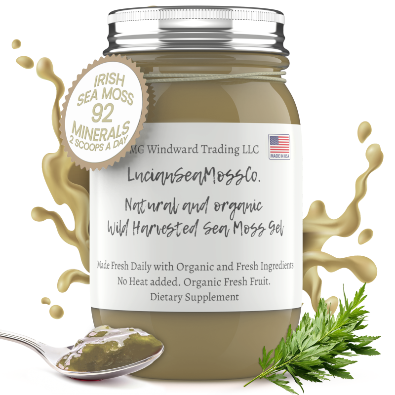 Wormwood Infused Organic Sea Moss Gel by Seamoss Global