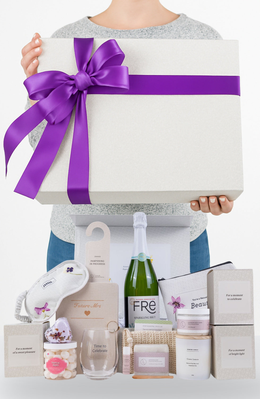 Bride to be gift box, Bridal shower gift basket by Lizush