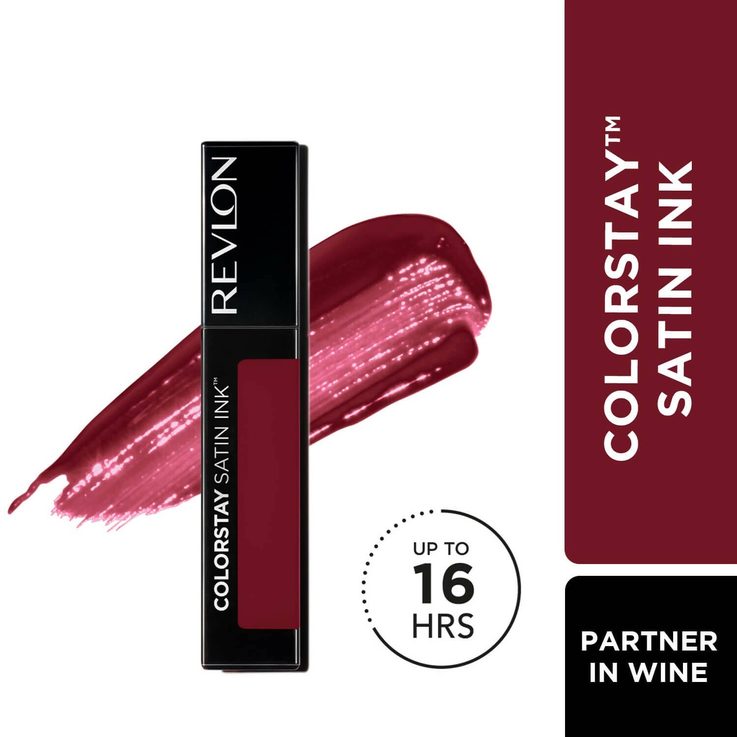 Revlon Colorstay Satin Ink Liquid Lip Color - Partner In Wine by Dista