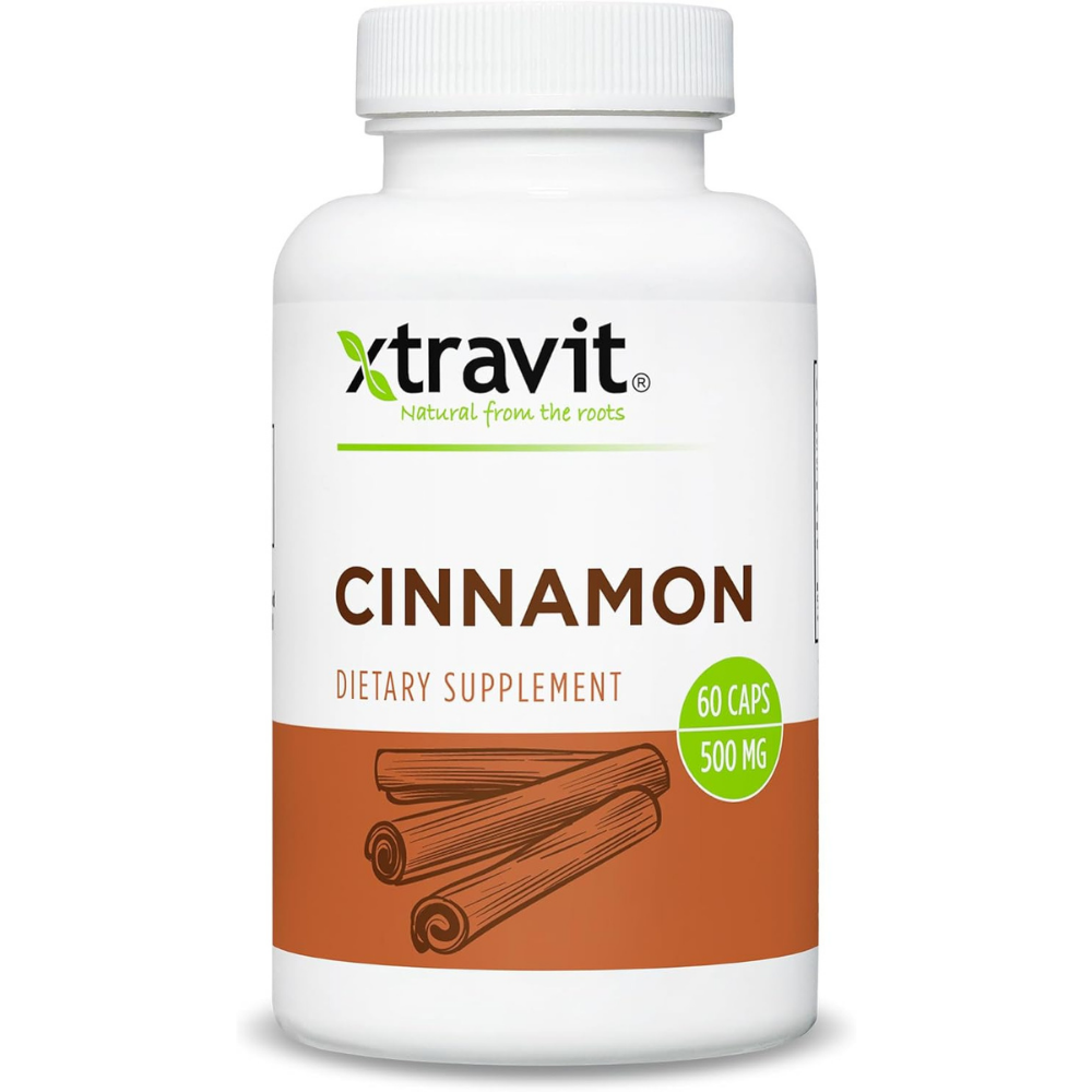 Xtravit Cinnamon 500 mg Capsules (60 ct) by Farmacias Savia