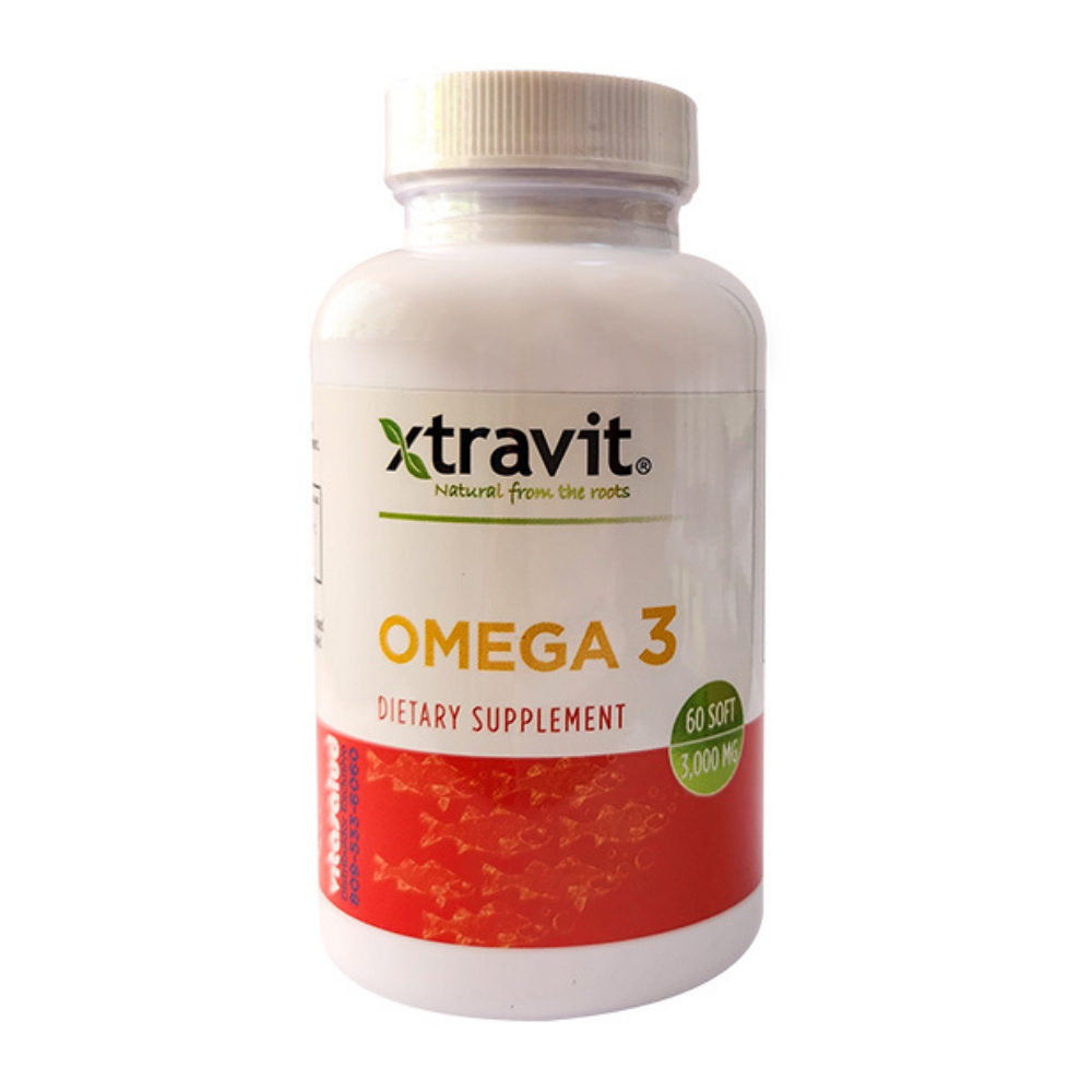 Xtravit Omega 3 3000 mg Softgels (60 ct) by Farmacias Savia
