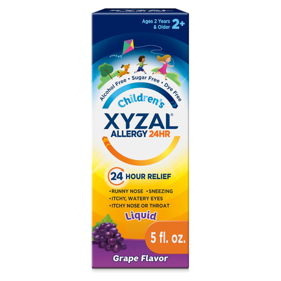 XYZAL Allergy 24HR Syrup Grape (5 oz) by Farmacias Savia