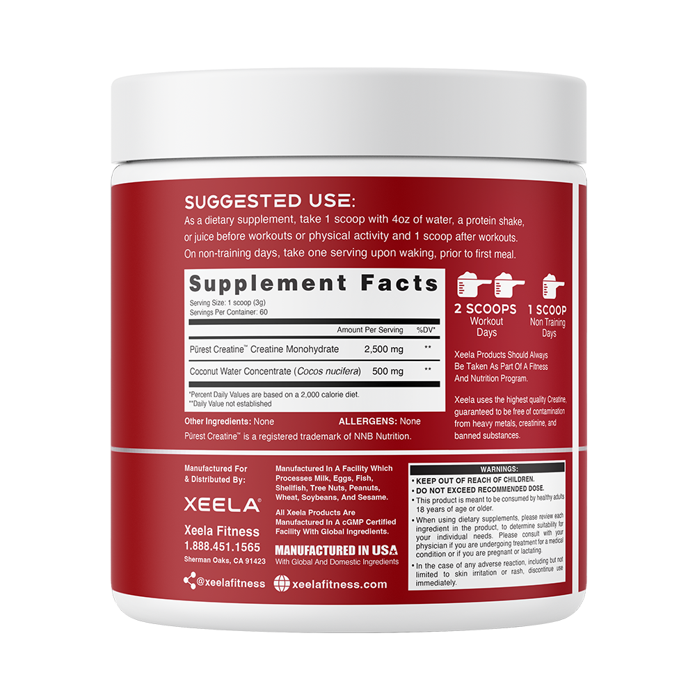 CLEAN CREATINE by Xeela® Fitness