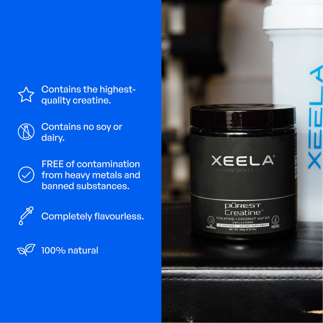 CLEAN CREATINE by Xeela® Fitness