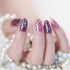 Pink Rose Dots by Candied Nails