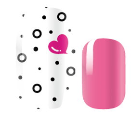 Pink Valentine Heart by Candied Nails