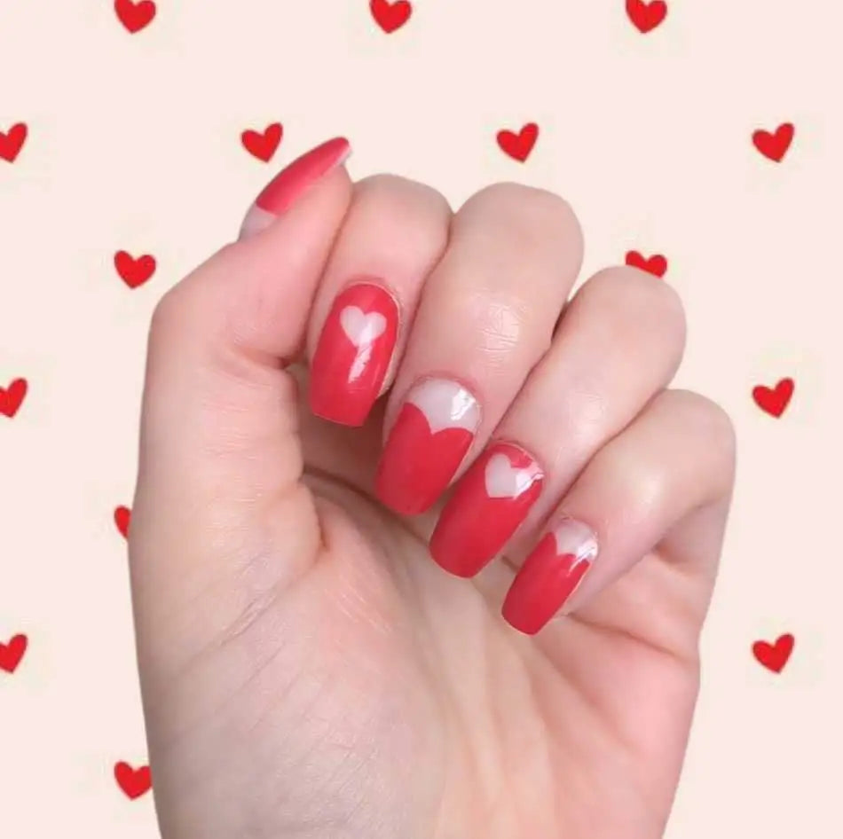 Red Valentine Heart by Candied Nails