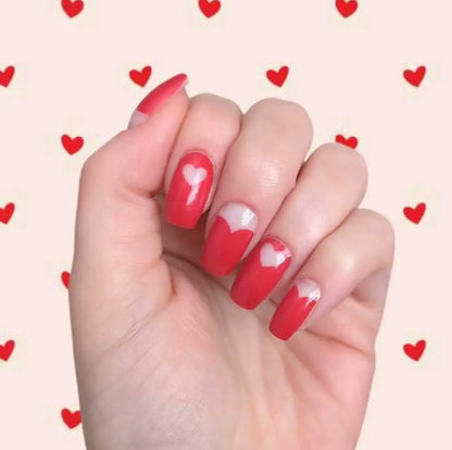 Red Valentine Heart by Candied Nails