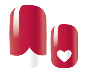 Red Valentine Heart by Candied Nails