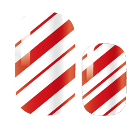 Candy Cane by Candied Nails