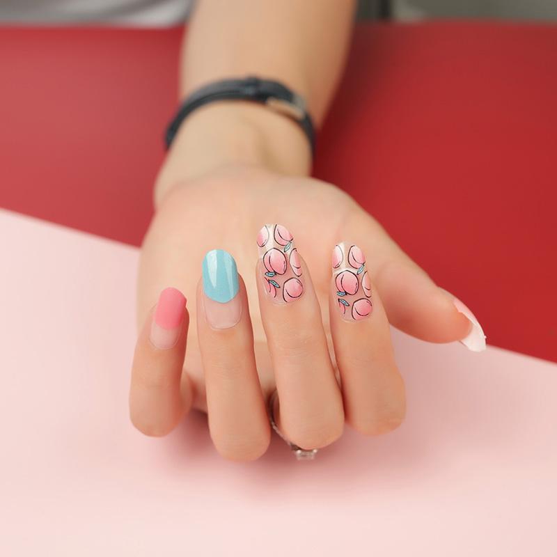 Peaches and Cream by Candied Nails
