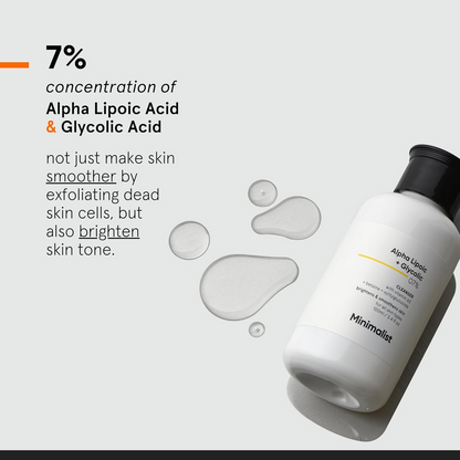 Minimalist 7% ALA + Glycolic Brightening Face Wash by Dista