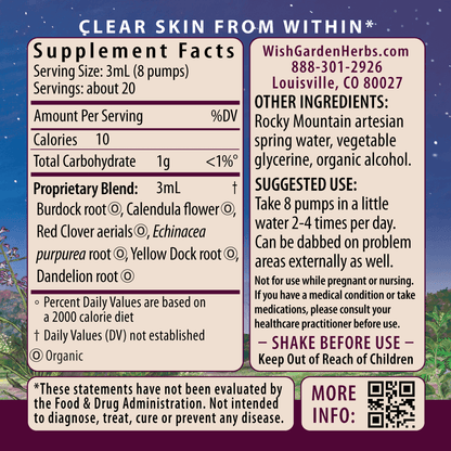 Clear Complexion, Blemish Control by WishGarden Herbs