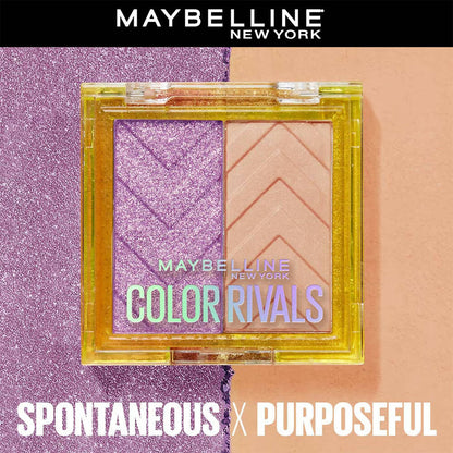 Maybelline New York Color Rivals Longwear Eyeshadow Duo - Spontenous X Purposeful by Dista