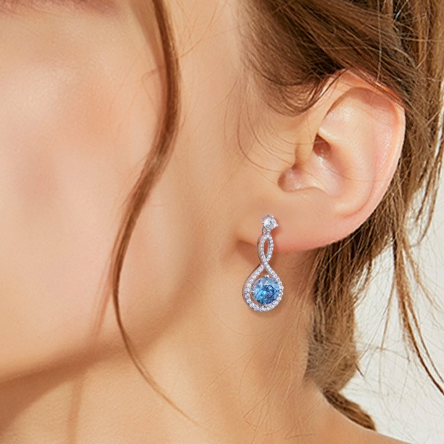 1 Carat Sparkala™ Pure Sterling Silver Earrings by Sparkala
