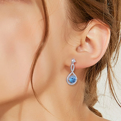 1 Carat Sparkala™ Pure Sterling Silver Earrings by Sparkala
