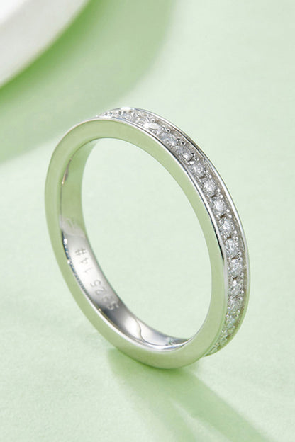 Unexplained Words Sparkala™ Eternity Ring (Platinum Over Pure Sterling Silver) by Sparkala