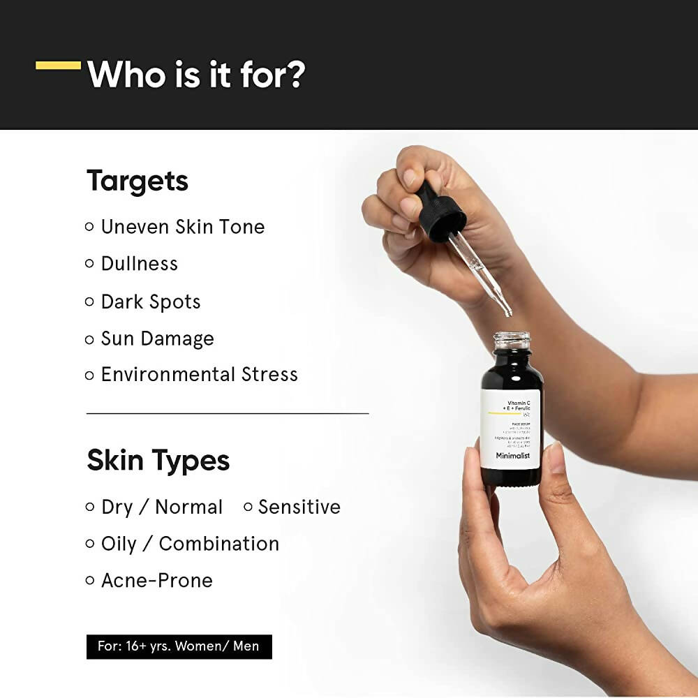 Minimalist 16% Vitamin C Face Serum (Advanced) by Dista