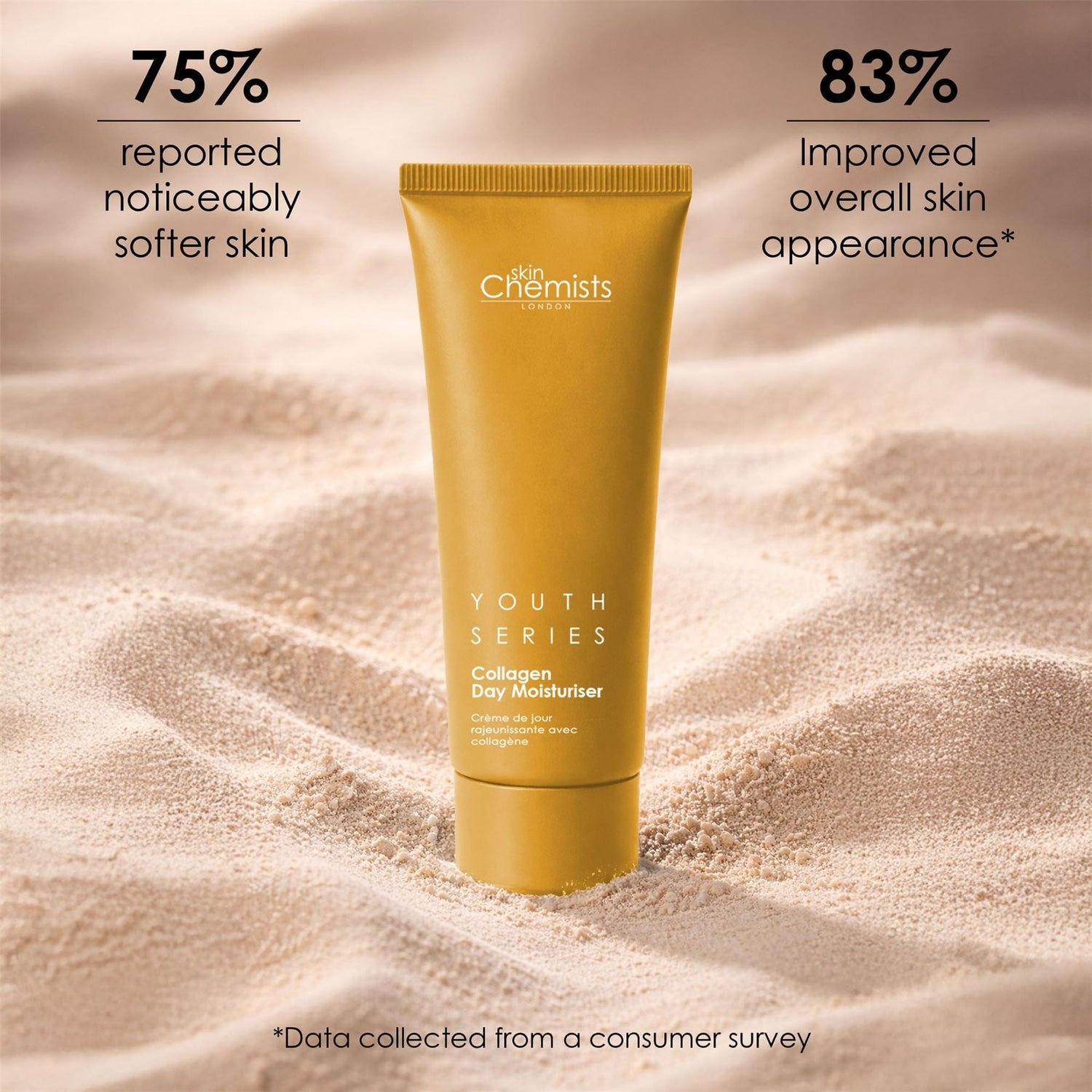 1% Collagen Day Moisturiser 50ml (Vegan) by skinChemists US