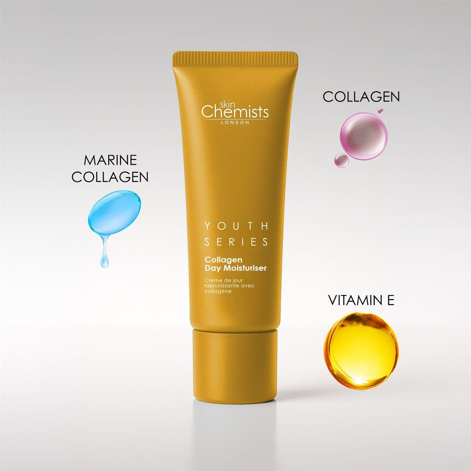 1% Collagen Day Moisturiser 50ml (Vegan) by skinChemists US