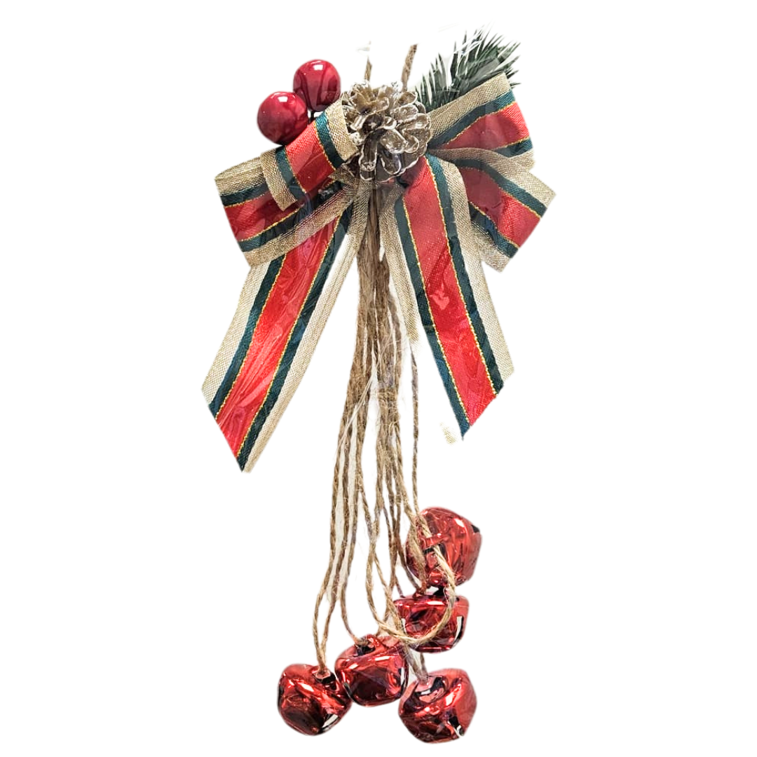 Adorno Navideño para Puerta con Cascabel – 3 Diseños (AA2025-4-5/6) by Farmacias Savia